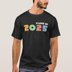 Class of 2025 School Spirit Senior 2025 Graduation T-Shirt