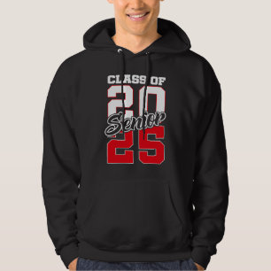 Class of 2025 Senior 25 Grad Graduation for Women  Hoodie
