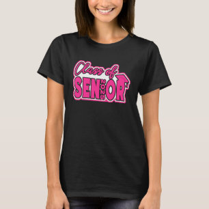Class Of 2025 Senior 25 Graduation Girls Teens Wom T-Shirt