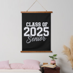 Class Of 2025 Senior Back To School 2025 Vintage  Hanging Tapestry