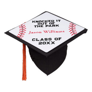 Class Of 2025 Senior Baseball Player Graduate Graduation Cap Topper