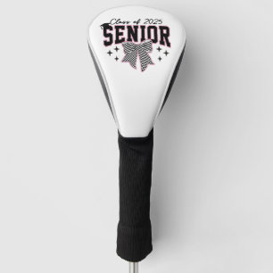 Class of 2025 Senior Bow Coquette Graduation Golf Head Cover