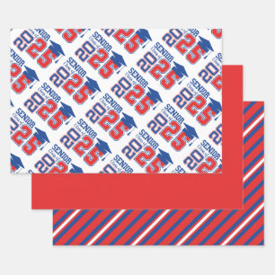 Class of 2025 Senior Graduation Wrapping Paper Sheet