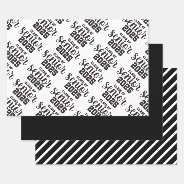  Class of 2025 Senior  Wrapping Paper Sheet (Set)