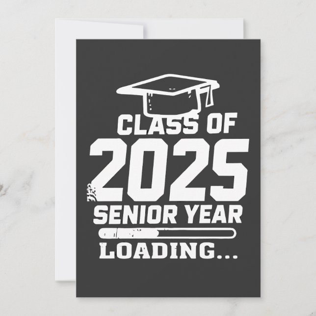Class of 2025 Senior Year Loading Holiday Card (Front)