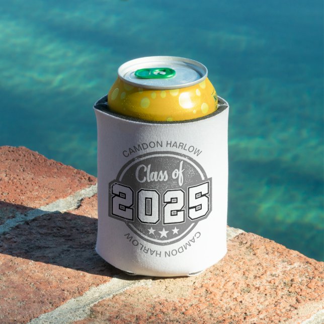 Class of 2025 Vintage Graduate Name Can Cooler (In Situ Pool)