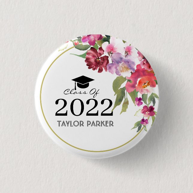 Class of 2026  1 inch round button (Front)