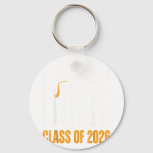 Class of 2026 am done graduation distressed keychain