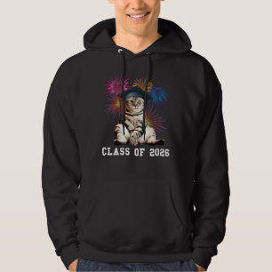 Class Of 2026 Cat Lover Hoodie