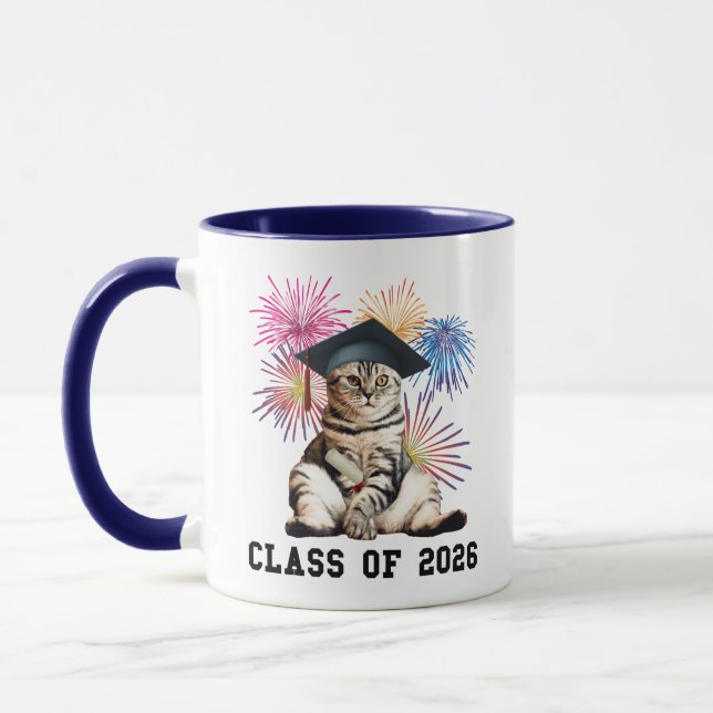Class Of 2026 Cat Lover Mug (Left)