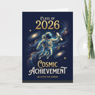 Class of 2026 Cosmic Achievement Graduation Card