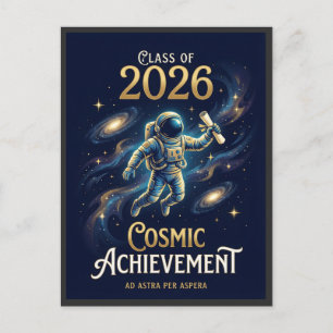 Class of 2026 Cosmic Achievement Graduation Postcard