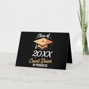 Class Of 2026 Count Down In Progress Personalized  Announcement