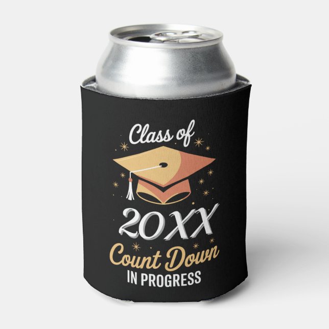 Class Of 2026 Count Down In Progress Personalized  Can Cooler (Can Front)