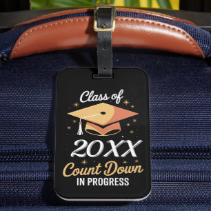 Class Of 2026 Count Down In Progress Personalized Luggage Tag