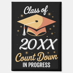 Class Of 2026 Count Down In Progress Personalized Magnet