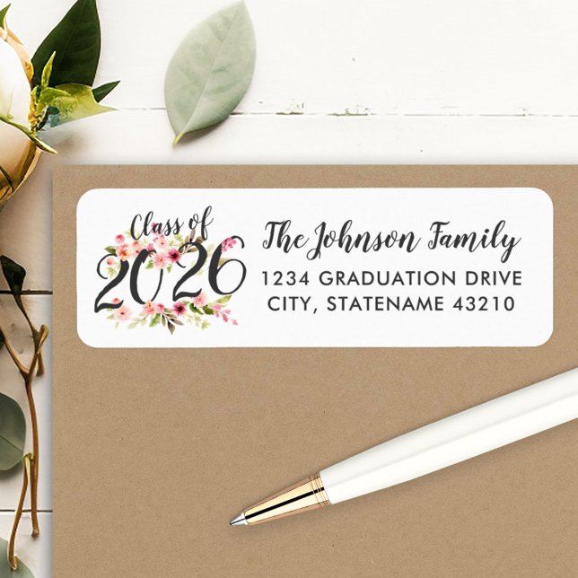 Class of 2026 Floral Return Address (Creator Uploaded)