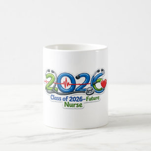 Class of 2026 Future Nurse Graduation Coffee Mug