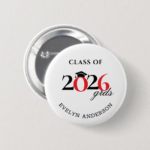 Class of 2026 Graduate 2 Inch Round Button