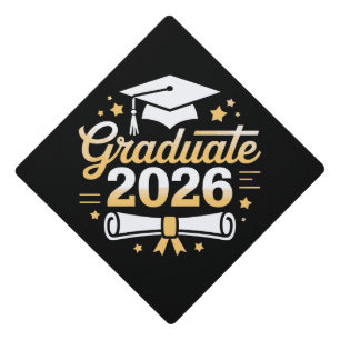 Class Of 2026 Graduate Graduation 26 Proud Family Cap Topper
