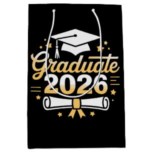 Class Of 2026 Graduate Graduation 26 Proud Family Medium Gift Bag