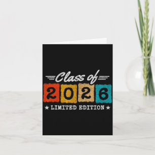 Class of 2026 graduation - 2026 graduate - class o card