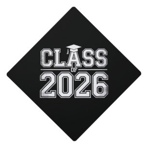 Class Of 2026 Graduation 26 Graduate Vintage Cap Topper
