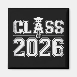 Class Of 2026 Graduation 26 Graduate Vintage Magnet