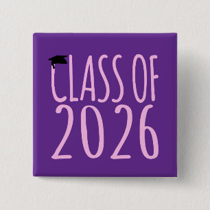 Class of 2026 Graduation 2 Inch Square Button