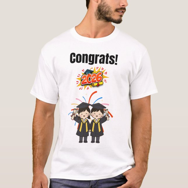 Class of 2026 Graduation Celebration  T-Shirt (Front)