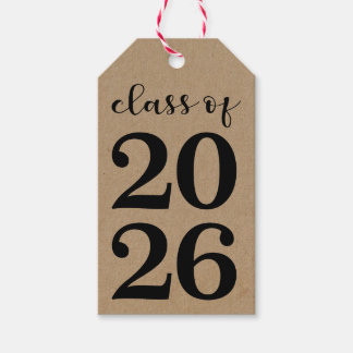 Class of 2026 Graduation Centerpiece Favor Gift Tags