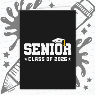 Class of 2026 Graduation High School Senior 2026 Card