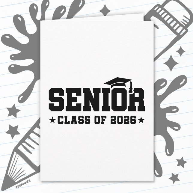 Class of 2026 Graduation High School Senior 2026 Card (Creator Uploaded)