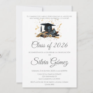 Class of 2026 graduation invitation