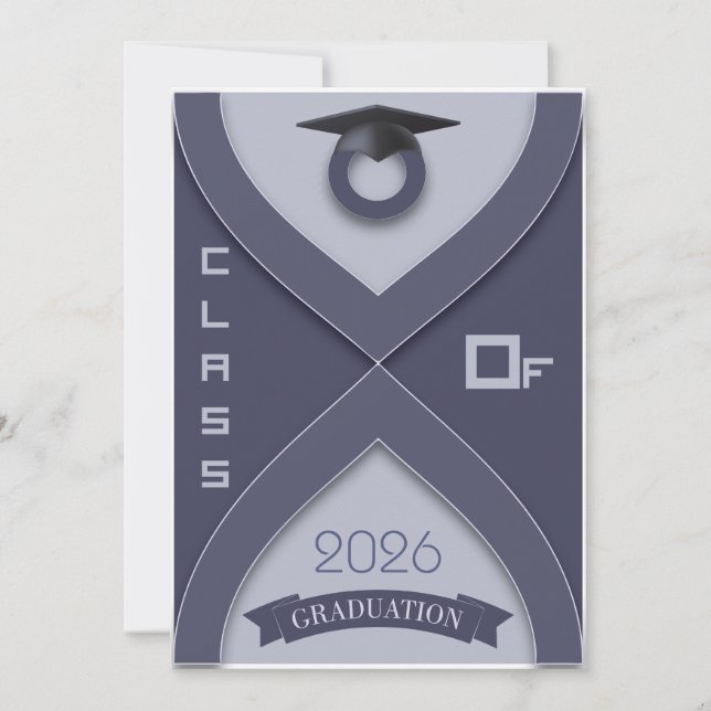 Class of 2026 Graduation Invitation Card (Front)