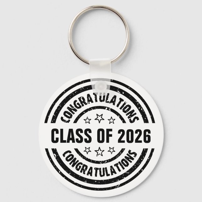 Class of 2026 Graduation  Keychain (Front)