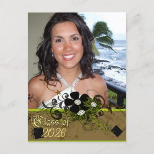 Class of 2026 Graduation Open House Invitation Postcard