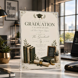 Class of 2026 Graduation Party Invite & RSVP Card