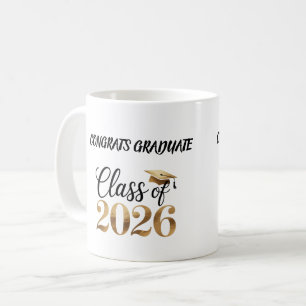 Class of 2026 Graduation T-Shirt Gift Coffee Mug