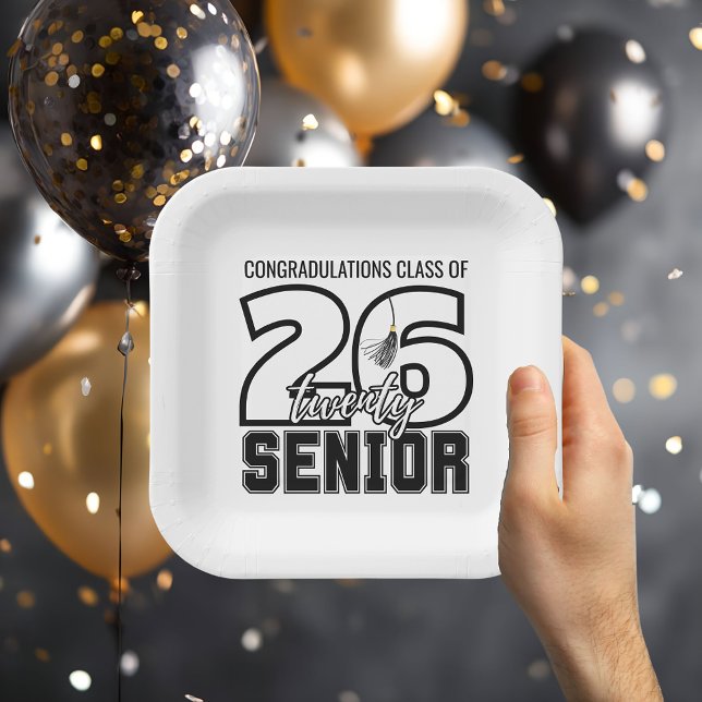 Class of 2026 Graduation Tassel Paper Plate (Creator Uploaded)