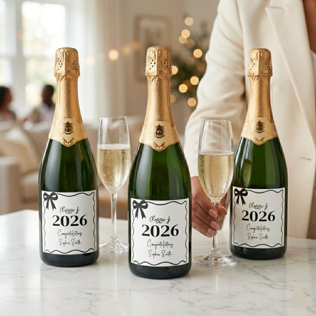 Class of 2026 Graduation Wine Bottle Labels (Creator Uploaded)
