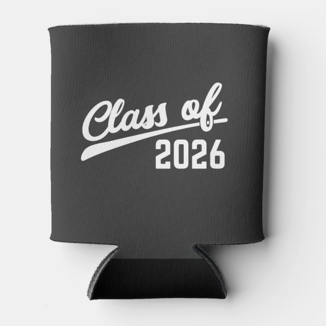 Class Of 2026 Graduation Year 2026 School   Can Cooler (Front)