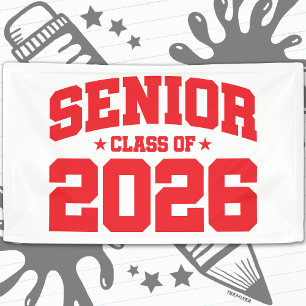 Class of 2026 High School Graduation Senior 2026 Banner