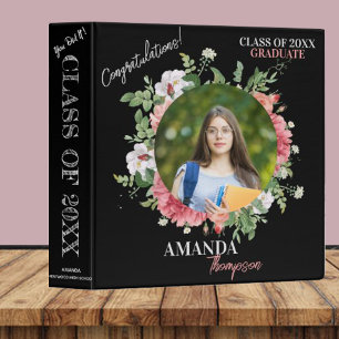 Class Of 2026 Inspirational Quote Photo Graduation Binder