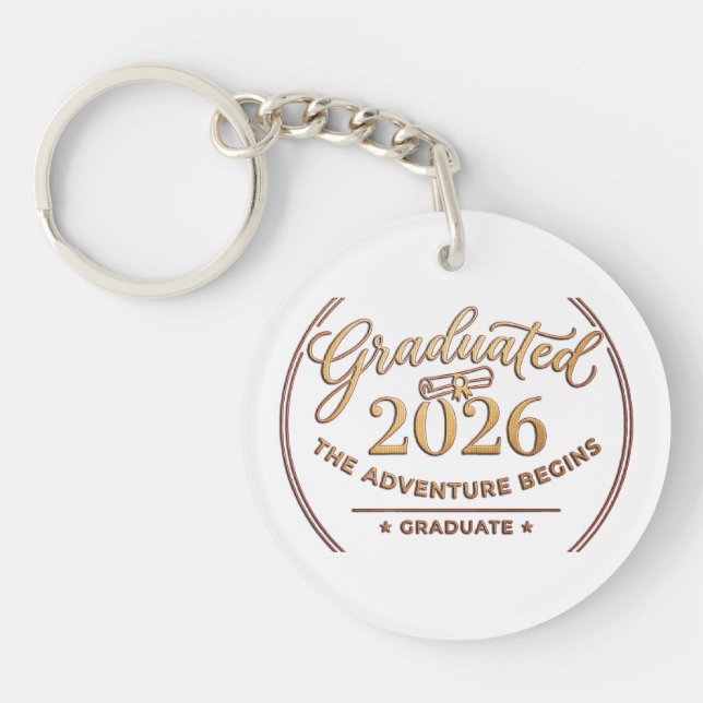 Class of 2026 Keychain / Adventure Begins (Front)