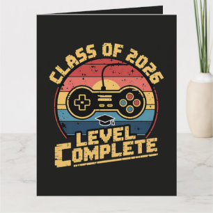 Class Of 2026 Level Complete Thank You Card