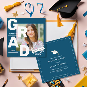 Class of 2026 Mini Photo Graduation Invitation    