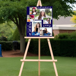Class of 2026 Multi Photo Graduation Announcement Poster