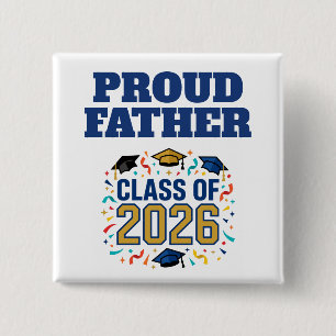 Class of 2026 Party 2 Inch Square Button