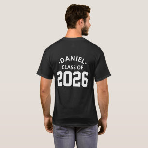Class of 2026 Personalised Iron-On Transfer   Cust T-Shirt